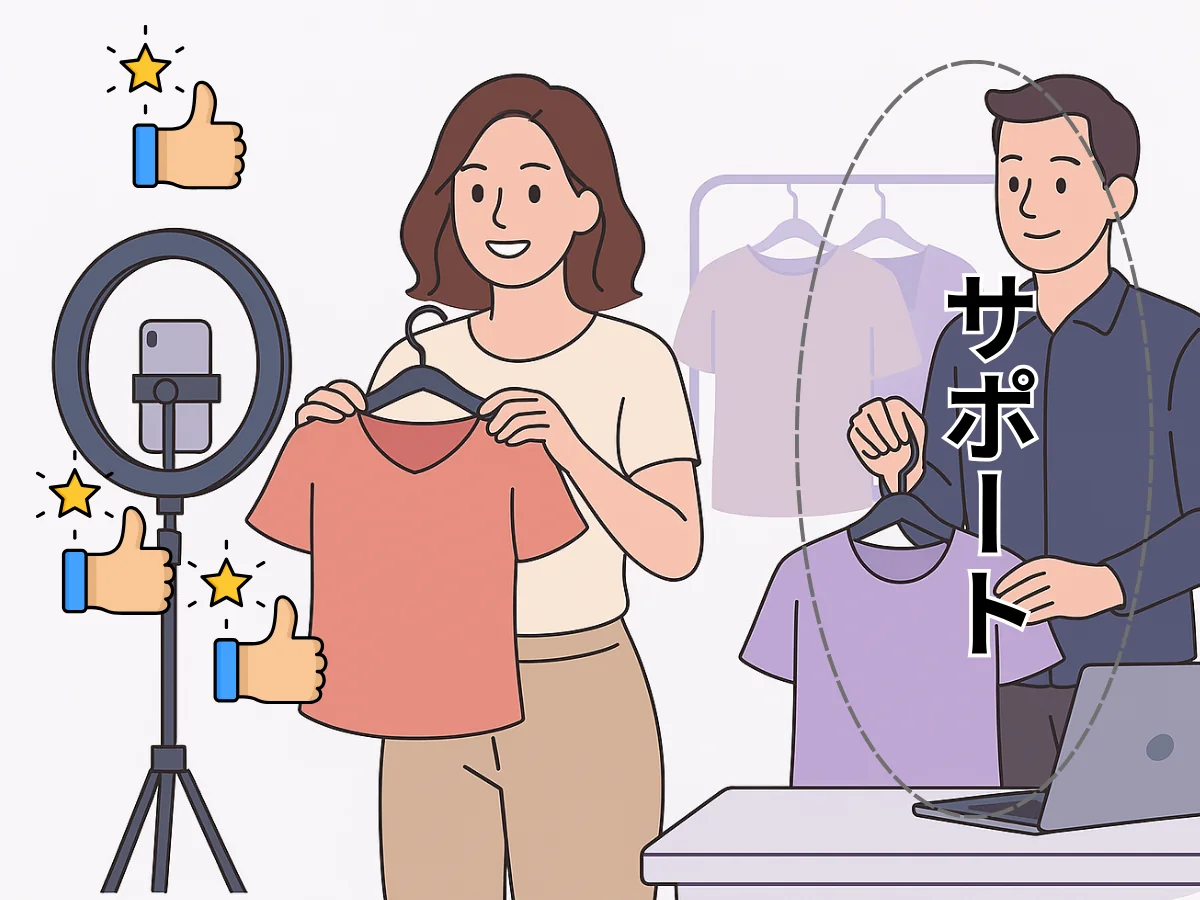 ライブ配信の様子